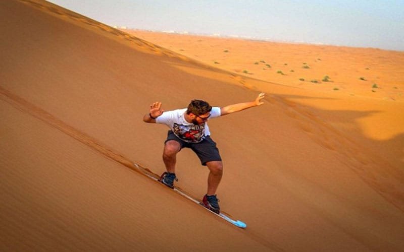 Sandboarding im Merzouga Sahara desert